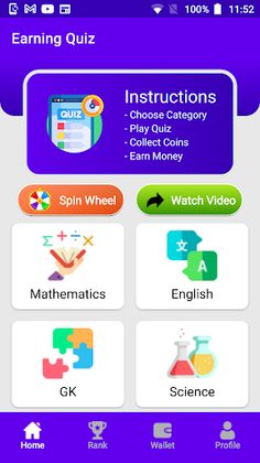 Earning Quiz - Screenshot 1