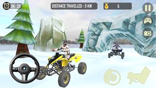 Impossible Snow ATV Bike Stunt - Screenshot 3