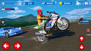 Bike Racing Game Shooting Game - Screenshot 3