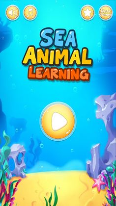 Sea Animal Learning - Screenshot 1