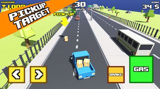 Crazy Road: Pickup Truck - Screenshot 2
