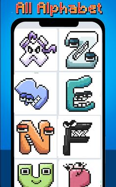 Alphabet Color By Number Paint - Screenshot 2