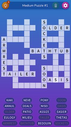 Fill-in Crosswords Unlimited - Screenshot 2