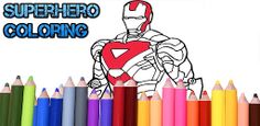 Superhero Coloring Book - Screenshot 3