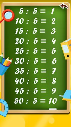 Division table - Screenshot 3
