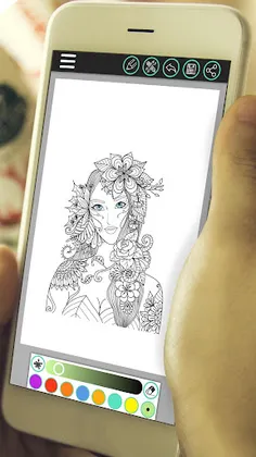 Coloring pages: Coloria - Screenshot 1