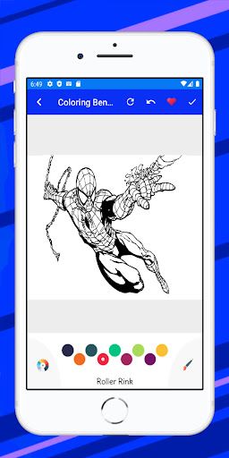 Spider hero coloring book man - Screenshot 3