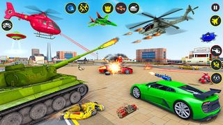 Helicopter Robot Car Game 3d - Screenshot 1
