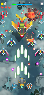 Sky Wings: Pixel Fighter 3D - Screenshot 5