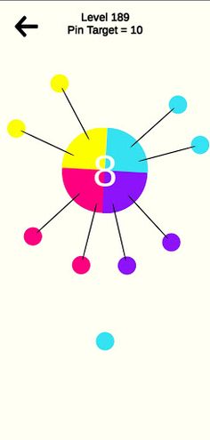 Crazy AA : Pin vs Circle - Screenshot 1