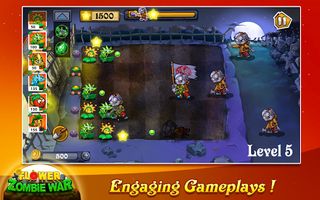 Flower Zombie War - Screenshot 2