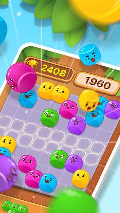 Jelly Block Puzzle: Funny Face - Screenshot 2