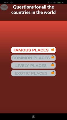 Geography Trivia Quiz world ca - Screenshot 2