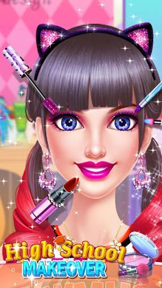 School Makeup Salon - Screenshot 1