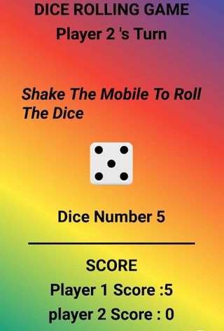 Dice Rolling Game - Screenshot 2