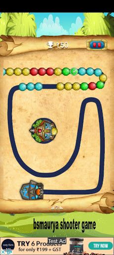 ball shooter game bsmaurya - Screenshot 2