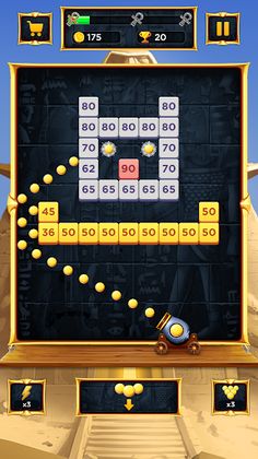 Bricks Breaker Egypt - Screenshot 1