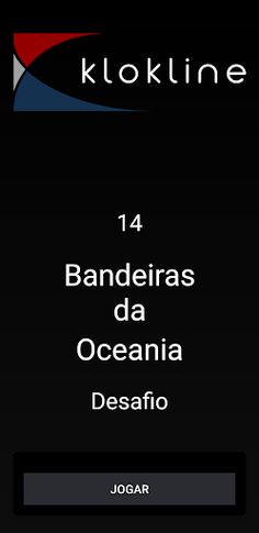 14 Bandeiras Oceania Desafio - Screenshot 1