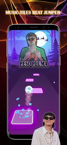 Peso Pluma Music Tiles Hop 3D - Screenshot 1