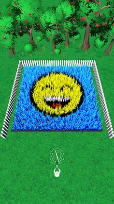 Emoji Grass Mow - Screenshot 1