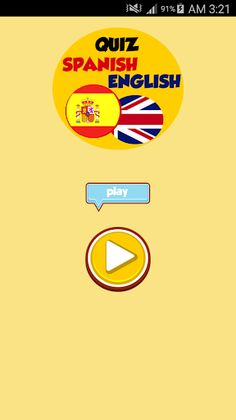 Spanish English Verb Quiz FRE - Screenshot 1