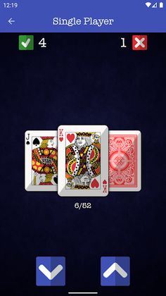 Higher Lower Card Game - Screenshot 2