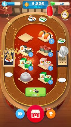 Merge Sushi - Idle Restaurant - Screenshot 4