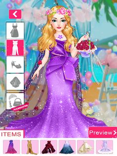 Model wedding Dress up Game - Screenshot 2