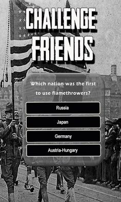WW1 History Knowledge Quiz - Screenshot 2