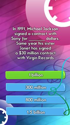 90s Music Trivia Quiz Game - Screenshot 2