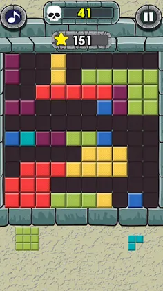 Rock Block Puzzle - Screenshot 1
