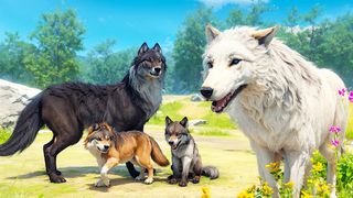 Virtual Arctic Wolf Family Sim - Screenshot 1
