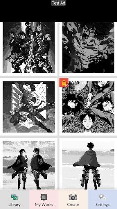 Titan Attack Pixel Art - Screenshot 3