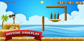 Slingshot Bottle Shooting Game - Screenshot 1