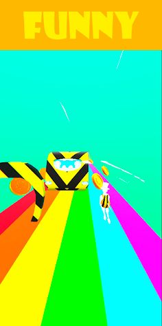 Hyper runner on the rainbow - Screenshot 4