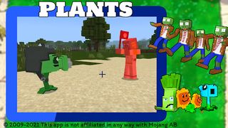Plants and zombies mobs mod - Screenshot 2