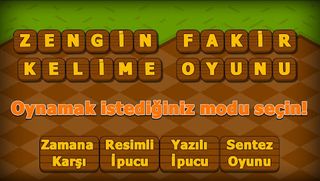 Zengin Fakir Kelime Oyunu - Screenshot 1