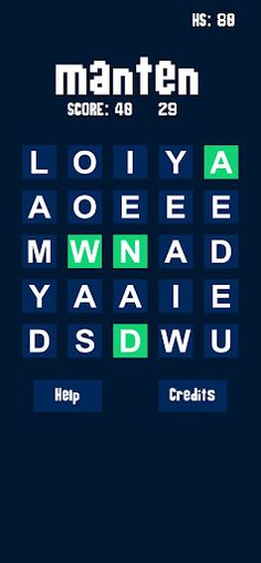 Manten - Word Game - Screenshot 2