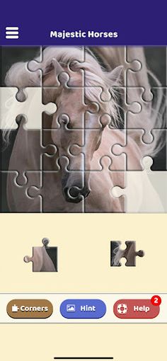 Majestic Horses Puzzle - Screenshot 2