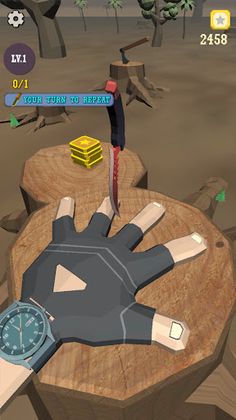 Knife Finger Game - Screenshot 2