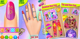 Tie Dye Dress Up Game - Screenshot 1