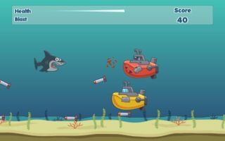 One Button Laser Shark - Screenshot 2