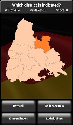 Germany Map Quiz - Screenshot 3