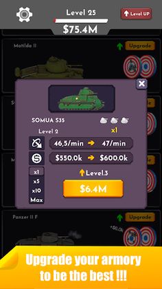 Idle Tanks 3D: Simulator - Screenshot 3