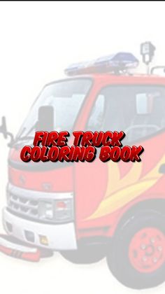 fire truck coloring book - Screenshot 3