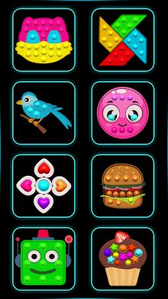 Pop It Glow Antistress Fidgets - Screenshot 4