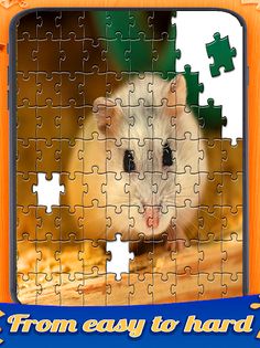 Hamster jigsaw match puzzle - Screenshot 2