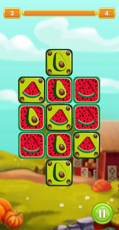 Funny fruit puzzles - Screenshot 2