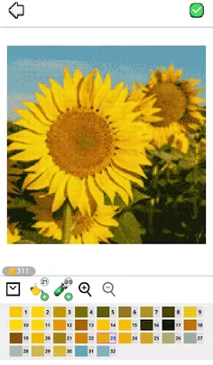 Cross Stitch Color by Number - Screenshot 3