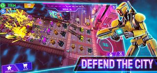 Cyber Fusion Idle Merge Defend - Screenshot 2
